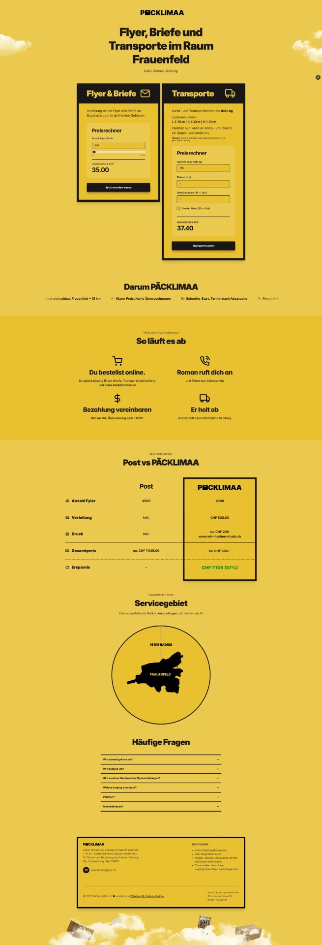 Website PÄCKLIMAA